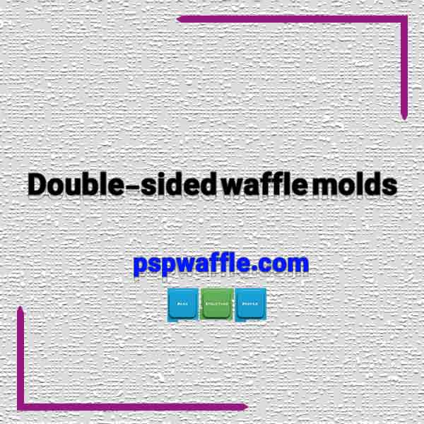 Double-sided waffle molds