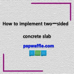 How to implement two-sided concrete slab - اجرای سقف دال بتنی