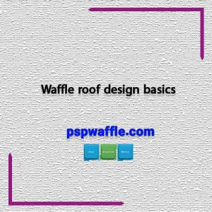 Waffle roof design basics - نمونه طراحی سقف وافل