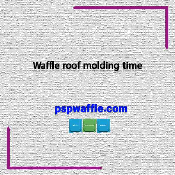 Waffle roof molding time