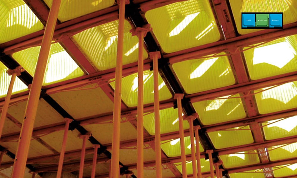 بررسی نحوه بتن ریزی سقف وافل دوطرفه و نقش آن در صرفه‌ جویی مصالح