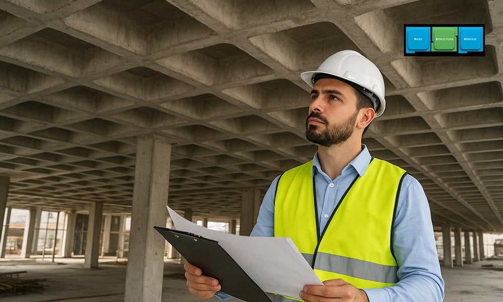 آموزش طراحی سقف وافل: مراحل طراحی آن