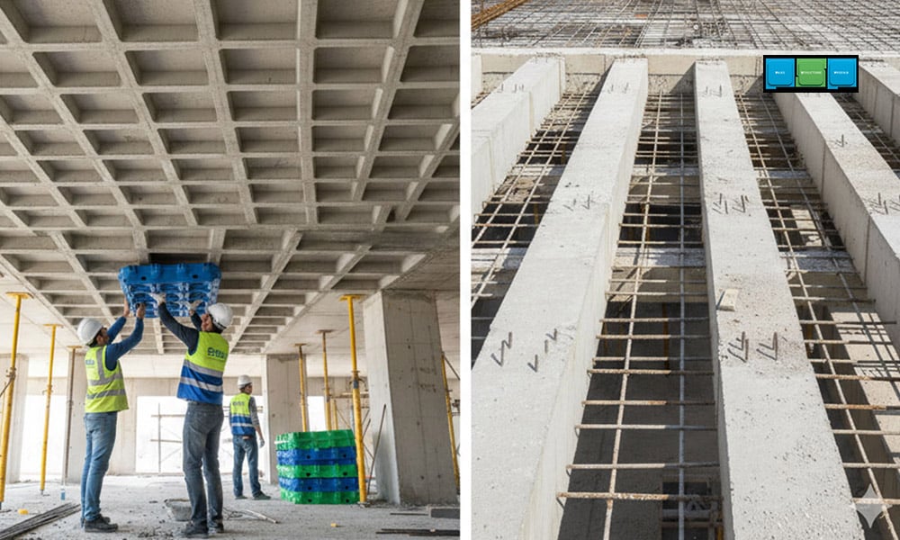 هزینه سقف وافل نسبت به تیرچه؛ انتخاب به صرفه