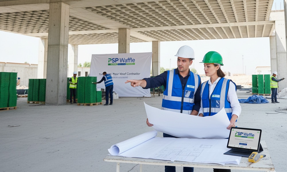 نکات کاربردی در انتخاب پیمانکار سقف وافل | PSP وافل بهترین پیمانکار