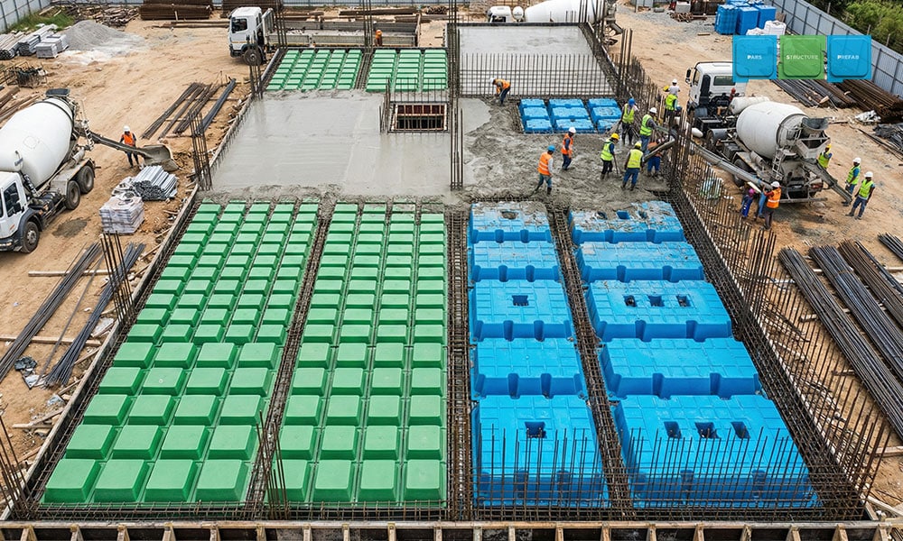 تفاوت هزینه سقف وافل و یوبوت